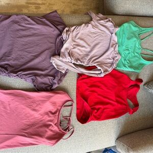5 athletic tops Lululemon, alo & ngvnt Women’s size 6